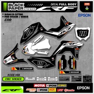 Honda CRF Striping Full Body Decal Simple - Cheap - Waterproof (H88)