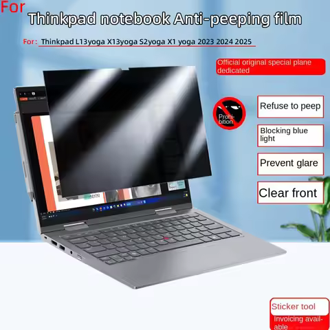 For ThinkPad X1 L13 X13 S2 2in1 2025 2024 2023 Laptop Privacy Screen 13.3/14 inch X13yoga anti-spywa