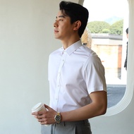 Cotton DP Non-Iron Short-Sleeved Shirt Men's Clothing Non-Iron Anti-Wrinkle Summer Men's Clothing Bu