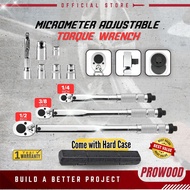 Driver Click Adjustable Micrometer Torque Wrench 1/2inch 28-210nm Portable Hand Tool Spanar (1/2 | 3