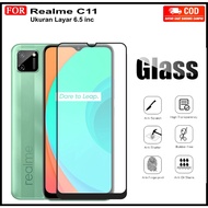 LAYAR Tempered Glass Screen Realme C11 C12 C15 Anti-Scratch Screen Protector