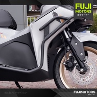 Qjmotor AX200S Motorcycle Carbon Steel Crash Guard Body Exhaust Protector  AX200S Crash Bar Scooter