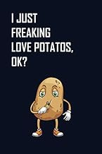 I Just Freaking Love Patatos, OK?: Quad Ruled 5x5, Grid Paper for Math & Science Students (6x9) Comp