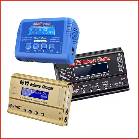 HTRC Imax B6 AC B6AC/B6V2 B6 V2 80W Professional Digital Battery Charger/Discharger