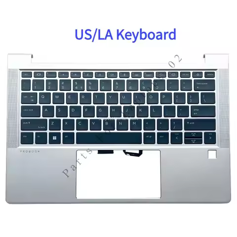 Laptop Palmrest Backlit Upper Cover Top Case M21190-001L NEW US/LA Keyboard for HP ProBook 430 G8 43