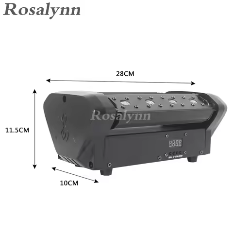 Voice controlled laser eight eye mini spider light bar shaking head light stage lighting beam rotati
