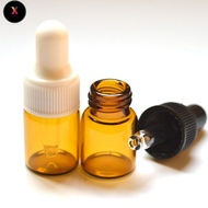 FS 1pcs 2cc Drop Reagent Eye Dropper Pipette Aromatherapy Bottle 2ml Empty Glass Vial