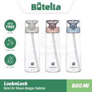 800ml Drinking Water Bottle With Straw / Water Bottle With Straw 800ml LocknLock HAP689