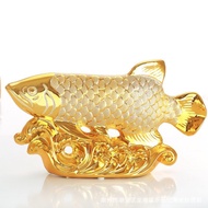 Penghantaran Percuma Borong Emas Arwana Ikan Hiasan Kabinet TV Kabinet Wain Ruang Tamu Hiasan Rumah 