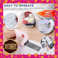 Stamp Roller Refill Stamp Receipt Eraser Address Protects Identity