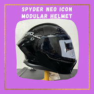 Spyder neo icon dual visor modular helmet gloss black