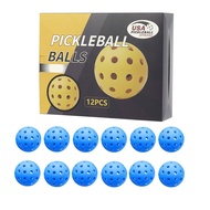 Pickleball Hole Ball Pickleball 12 Balls Color Boxed Pickleball 40 Hole Indoor Ball 26 Hole Outdoor 