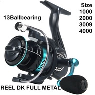 Spinning Reel Dk 1000-4000 metal material 13 ball bearings (max drag 12kg)