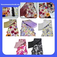 [HOUSEWARE]Embroidered Lace Fabric Fabric Network Gauze Embroidered Clothing Fabric
