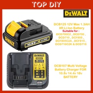 DEWALT BATTERY 10.8v/12V 2.0AH 14WH DCB125 / DCB127 For DCD700,DCF815,DCF805,DCD700,DCF805C2A,DCF805