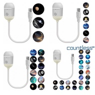 2-in-1 HD Star Night Light Galaxy Projector Plug Play for Bedroom Sleep [countless.my]