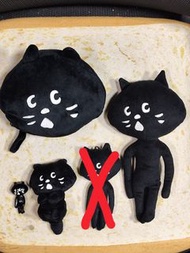 執屋清物 Nya- Nya 貓 Ne-net Nenet 驚訝貓 黑貓 絕版 全要 $200 包SF櫃