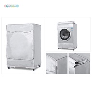 [mulstore] Silver Washing Machine Cover  washer Cover for Front Load Washer/Dryer