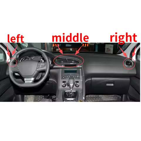 Suitable for Peugeot 3008 5008 308 408 RCZ Dashboard Air Conditioning Outlet Air Distribution Vent