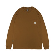 Rown Division Stockroom Longsleeve Pocket - Rowndvsn Infamous Tanned Long Sleeve T-Shirt