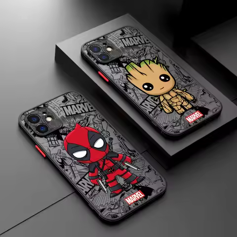 Deadpool Groot Venom Phone Case for Vivo V29 V21 V25 V23 Y50 Y35 Y27 Y22 Y20 Y19 Y17 Y16 Y15s 4G 5G 