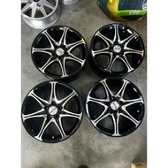 rim second limited 15×6.5 ET45 pcd5h100 alza baru/wish harga untuk 4biji rim sekali