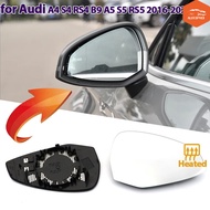 Side Heated Electric Wide Angle Wing Mirror Glass For Audi A4 S4 RS4 RS 4 B9 A5 S5 RS6 RS 5 2016-202