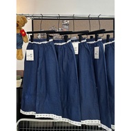 Paper Jeans for Girls with Straight Leg and zen Hem Edge – Soft, Light, Cool Material – Size 25–42kg