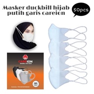 Termurah Masker Duckbill Hijab Careion Masker Duckbill Headloop Masker