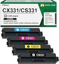 Compatible with Lexmark CS431 CX431 CS331 CX331 High Yield Toner 4-Pack with New Chip | 20N10K0 20N1