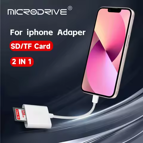 For IPhone Multi Card Reader for Lightning for SD Card Micro TF Memory Card Readers for Support IOS1