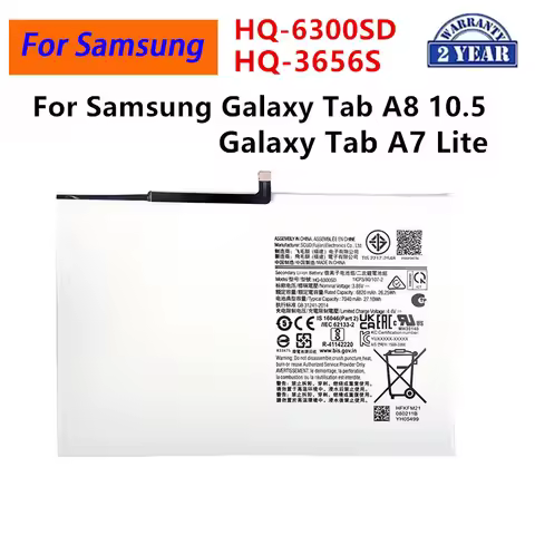 Brand New HQ-6300SD/HQ-6300NA 7040mAh Replacement Battery For Samsung Galaxy Tab A8 10.5 SM-X200 SM-