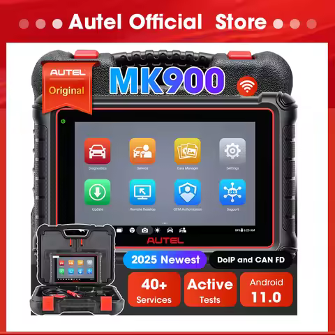Autel MaxiCOM MK900 OBD2 Scanner Code Reader DoIP CAN FD Active Test Car Diagnostic Tool Code Reader