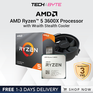 AMD RYZEN 5 3600X with Wraith Stealth Cooler