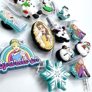 [ CHARM Cruc ELSA ] JIBBITZ elsa attaches slippers, cute elsa charm stickers, crocs jibbitz, crocs c