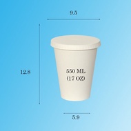 Set 50 Ly Giấy Có Nắp 550Ml - 660Ml - 800Ml