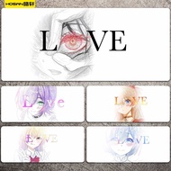 Haoxuan Genuine Love Line Art Esports Large Computer Keyboard and Mouse Pad 2D Animation Anime Game.