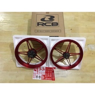 RACING BOY FORGED RIM FG510 YAMAHA LC5s RED (FR:185x17 / RR:250x17)