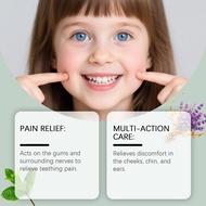 WIIEEY Children's Dental Care Roller Ball Soothes Baby's Discomfort Cares Children's Gum Care Roller