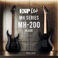 ESP LTD MH-200 Electric Guitar - Black (MH200BLK)