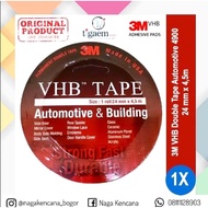 MERAH Double Tape 3m VHB Red Automotive Glue