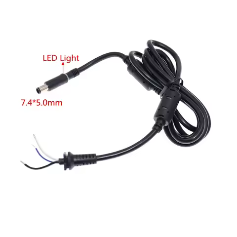 DC Tip 7.4x5.0mm Power Plug Socket Connector with LED light for Dell 19.5V 9.23A 11.8A 12.3A 230W No