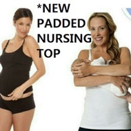 💕no bra 💕 🇸🇬 maternity top nursing top padded bra top -MATERNITY EXPRESS-MT5