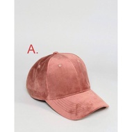 "happy Fei The" Asos Baseball Cap Uk Cloth Denim Leather Plain Baseball Snapback