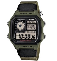 Casio Original & Genuine Watch AE-1200WHB-3BVDF / AE-1200WHB-3BVD / AE-1200WHB-3BV / AE-1200WHB-3B /