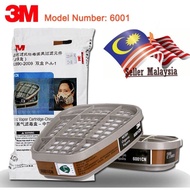 2PCS 3M 6001 6003 ORGANIC VAPOR CARTRIDGE for MASK 3M 6100 6200 7502