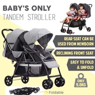Twin Stroller Double Stroller Lightweight Foldable Multifunctional Tandem One-Hand Fold