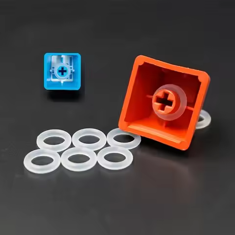 130PCS Clear Rubber O Ring Sealing gasket Switch Dampeners - Perfect for Mechanical Keyboards & Cher