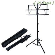 [ IN STOCK ] Music Stand, Foldable Lightweight Music Score Tripod Stand, Musical Instrument Metal Detachable Retractable Music Stand Holder Music Class