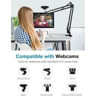 Pendirian Webcam InnoGear, Pendirian Lekap Lengan Boom untuk Logitech Webcam BRIO 4K C920 C920S C922